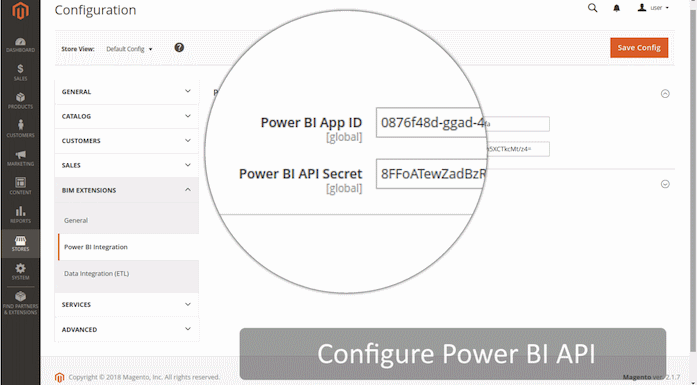 configure