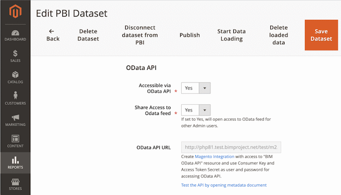 Creation of a new Integration in Magento
Platform