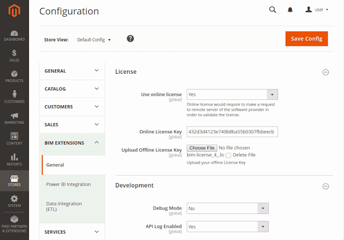License key configuration for Insights Ready