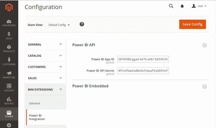 Power BI Client ID and Client Secret configuration