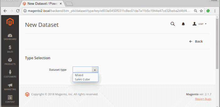 Dataset type selection
dialogue